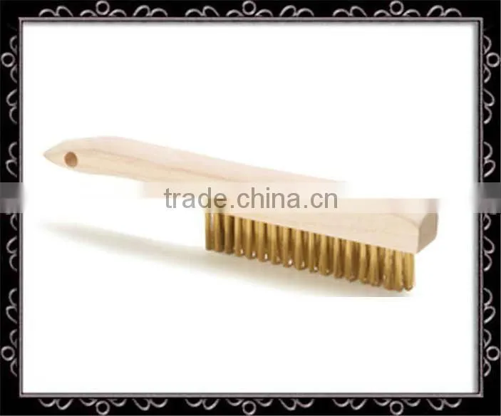 Brass wire brush for cleaning