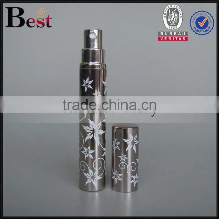 super high quality 8ml cosmetic perfume spray bottle green perfume spray bottle refill pen perfume spray bottle