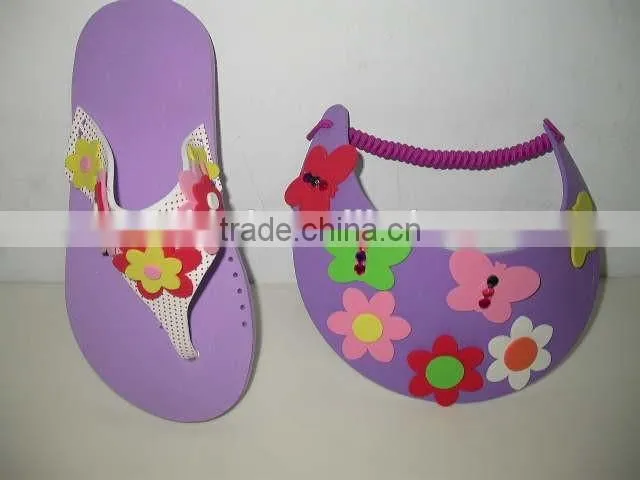 eva foam craft slippers