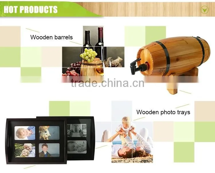 Recyclable Material Wooden Watch Box With Button