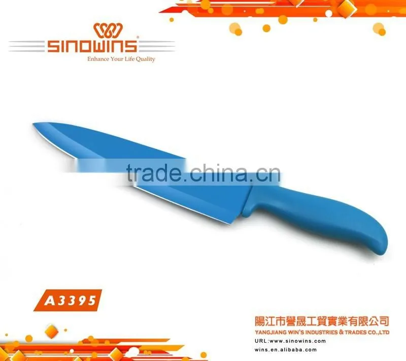 A3395 Colorful Non-stick Coating 5pcs Stainless Steel Knife Set