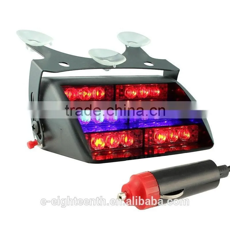2016 new Bars 12V 18 LED Emergency Vehicle Car Windshield Strobe Light
