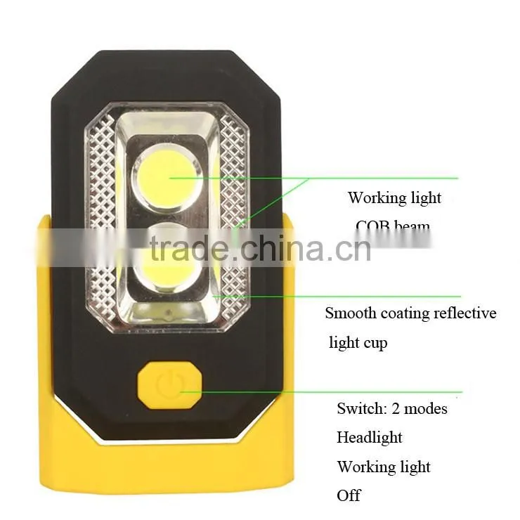 COB+Led Camping Light with Magnet and Hook Woking Light