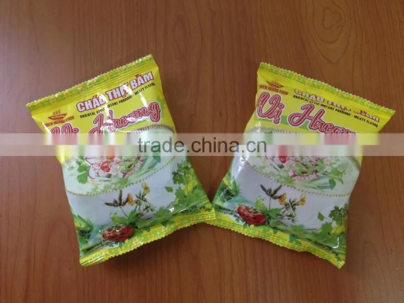 DELICIOUS & QUALITY MEATY FLAVOUR INSTANT PORRIDGE 47g - Thien Huong Food JSC