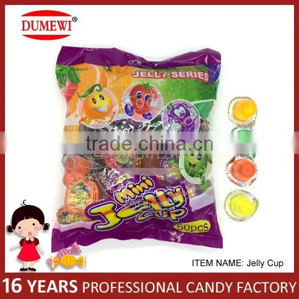 Halal Fruit Jelly Cup Colorful Jelly Cup