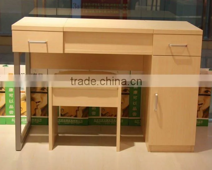 MDF with red oak veneer used for dresser