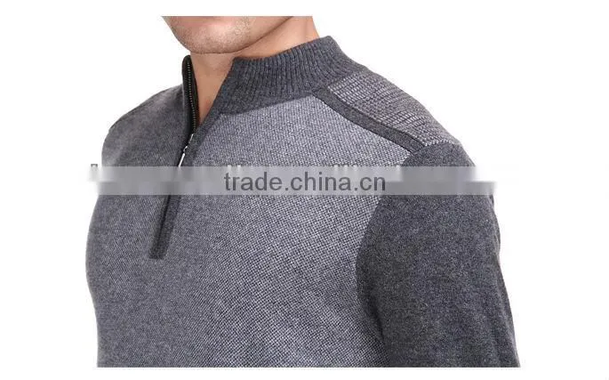Latest styles of men's exquisite workmanship cashmere pullover