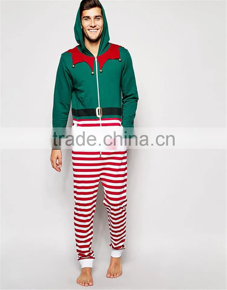PA0009A Loungewear Christmas Elf Onesie With Bells