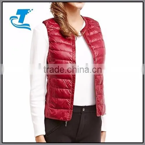 Women Hot Sale Fashionable Down Vestcoats