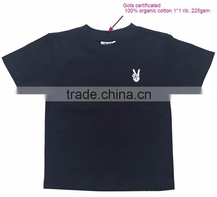 Wholesale Gots Certification 100% Organic Cotton 1*1 Rib Fabric