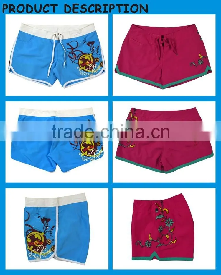 Hot Sexy Wowen Sports Short Board Short Women Swim Short Women Beach Short