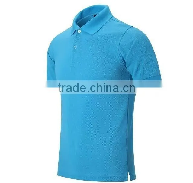 Hot sale Short Sleeve beaded mesh cotton pique Multi color Mens Polo shirt ,Turn down Collar T Shirt polos for men