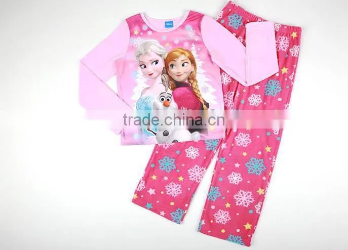 Comfortable Princess Cartoon Printing Children's Pajamas