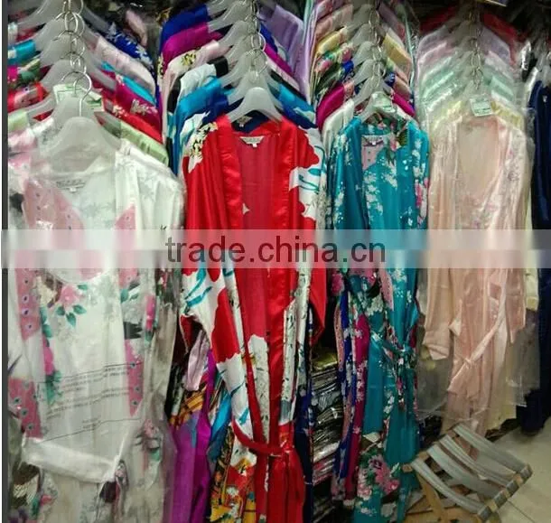Popular and sexy bridal party satin robe RS1-0006