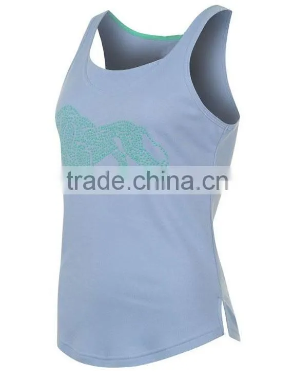Animal Beading Design Sleeveless With Women Tank Top