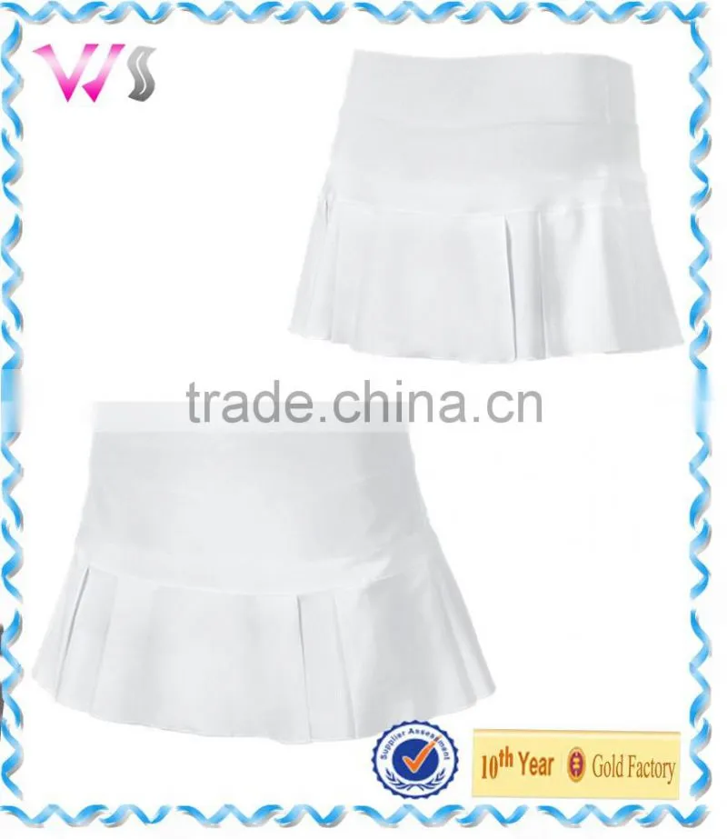 Hot sexy cheap sports Pleated dress women's fitness tennis skirt wholesale