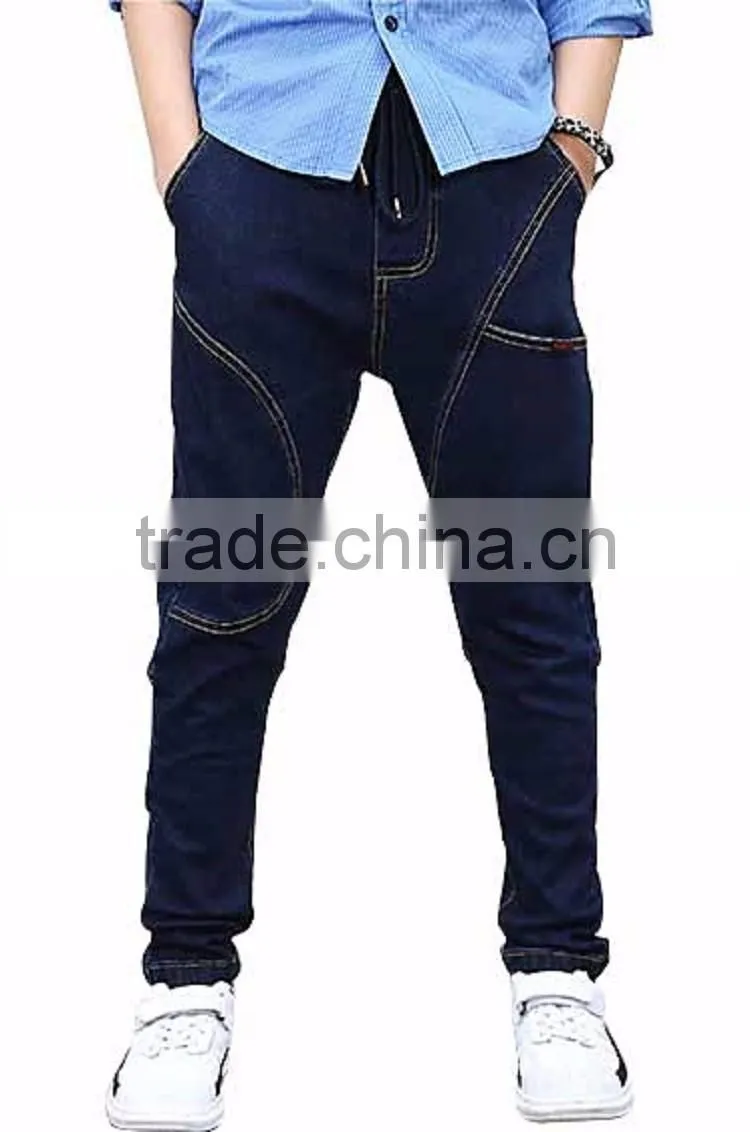 2017 best sell new design jeans latest casual new style boys pants