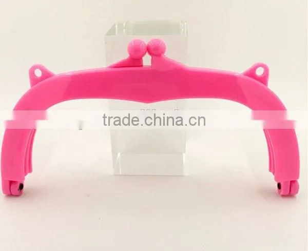 2016 new high quality 18.5cm plastic purse frame/bag accessory