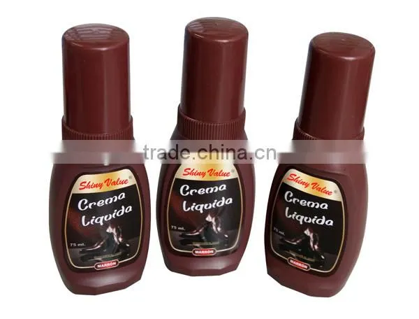 75ml liquid shoe polish for different colors