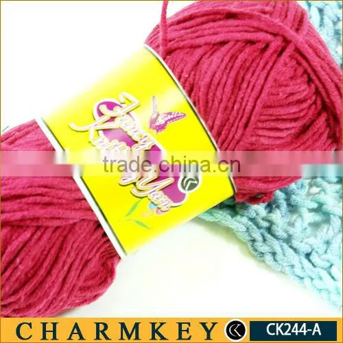 twisted yarn knitted scarf