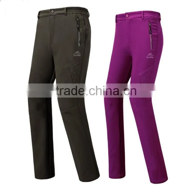 waterproof windproof womens & mens softshell camping pants