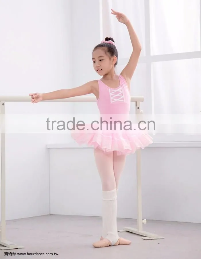 Girl double criss cross tank camisole ballet tutu dress