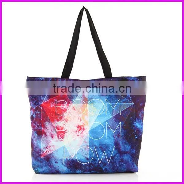2014 trendy new mexico hot sell digital printed canvas drawstring bag