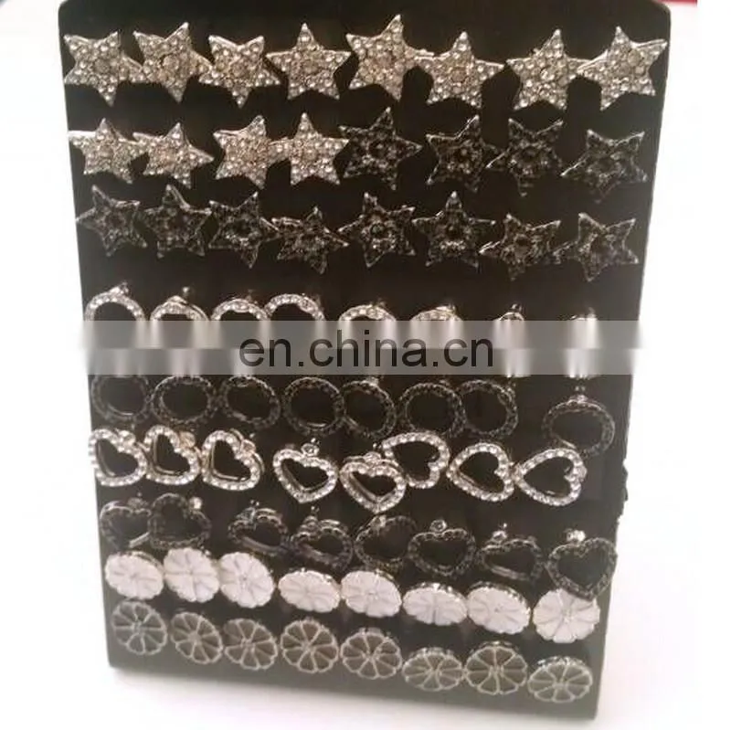 Stand Packing Mini Star Heart Girls Stud Earring