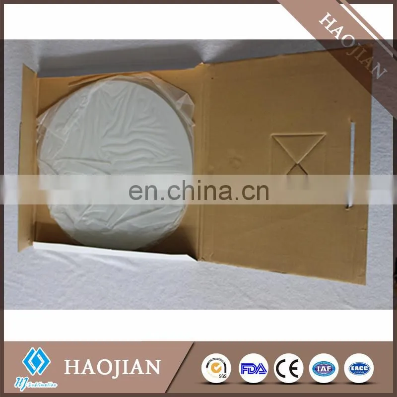 blank sublimation glass clock
