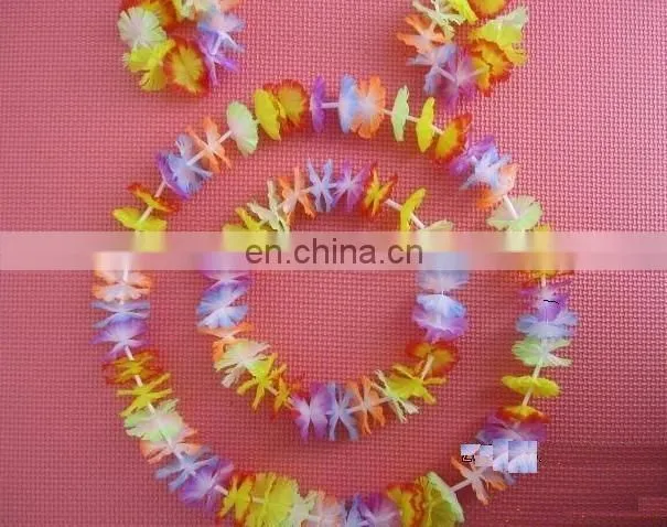 Hula lei hawaiian necklace set - 4 piece