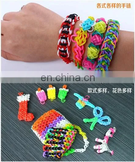 Colourfull cheap loom rubber elastic bands RL-0001