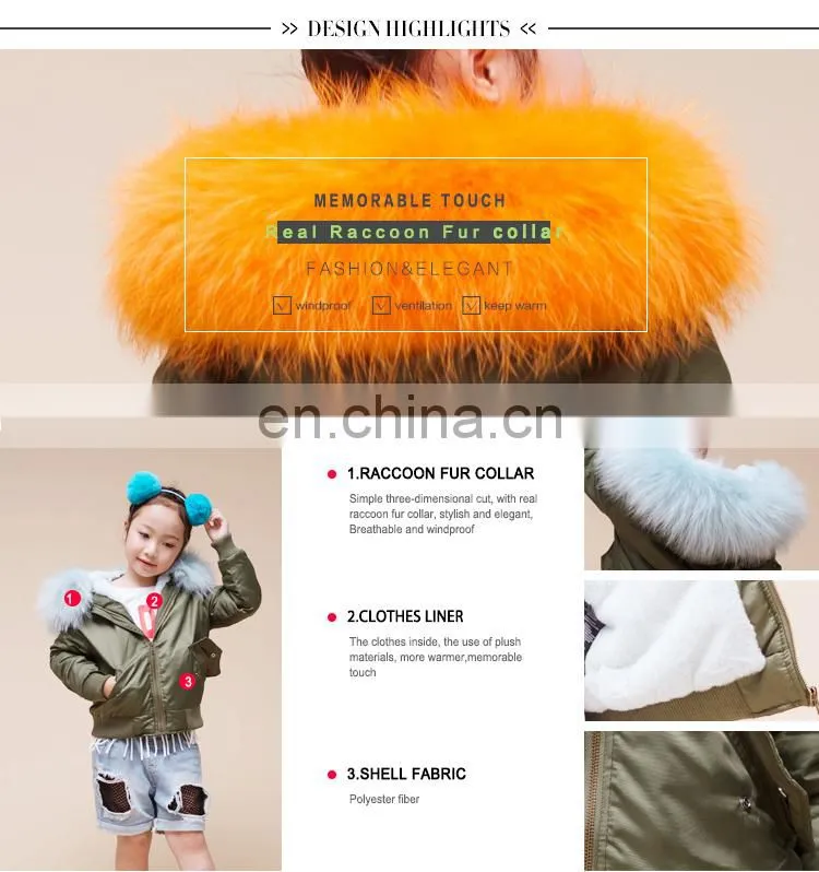 Best Selling Famous Bomber Kids Coats Straight Jacket Coat