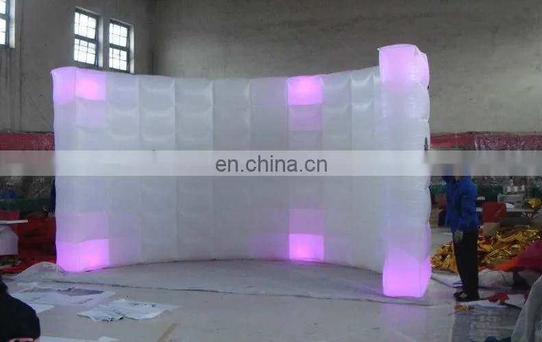 led lighting advertising inflatable air wall