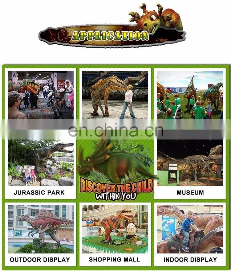 KAWAH Animatronic Dinosaur Egg Lifelike Growing Fiberglass Dinosaur Egg For Sale