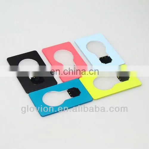 Plastic new classic credit card led lamp wholesale Card style LED Lamp LED card lamp gift credit card flashlight