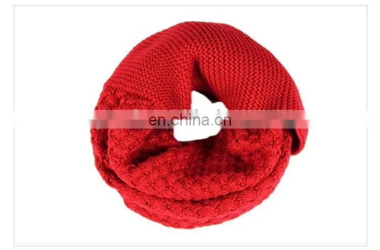 wholesale Loose Knit acrylic Infinity Loop Circle Scarves