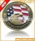 promotion gifts army coins,die struck cast coins,Plated gold siliver coins