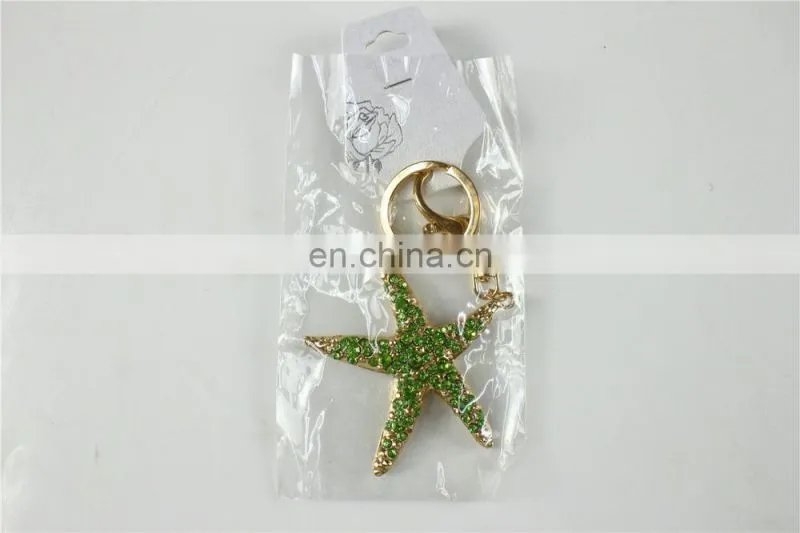 High Good Quality Gifts Metal Key Chain Star Creative Diamond Bag Accessories