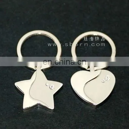Zinc Alloy Carabiner Keychain Lover Key Holder for Couple for Valentines Gift