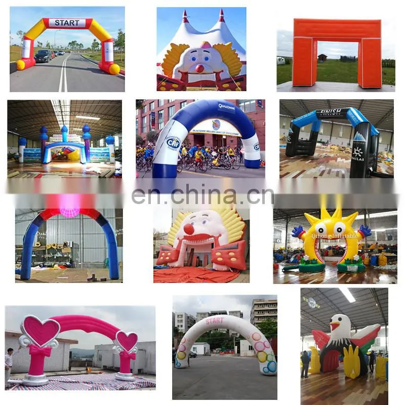 Beautiful Inflatable Rainbow Arch Attractive Blow Up Entrance Arch For Party Decoration