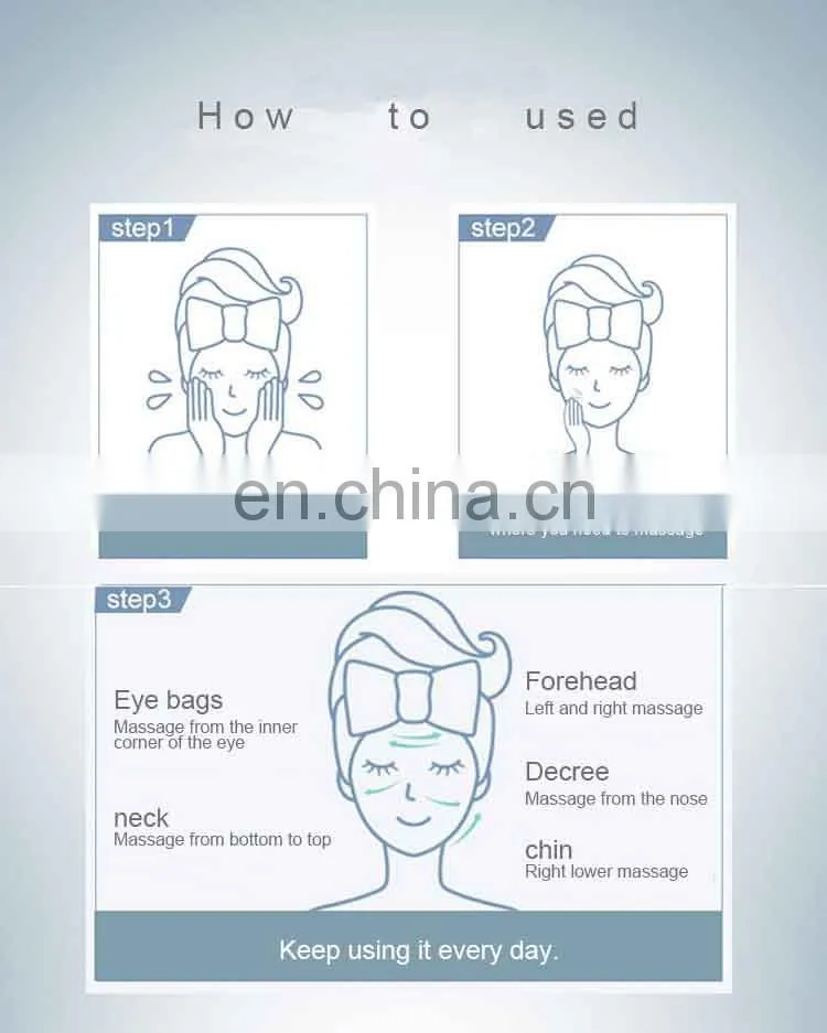 Newest Wrinkle Face Lift Iron Lifting Tool Firming Home Use Beauty Device