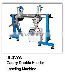 Packaging Production Line Automatic Labeler , Single Labeling Machine Heads