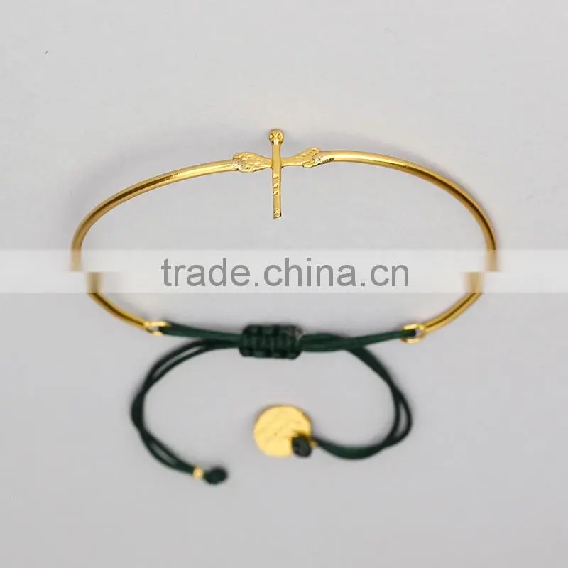 simple elephant charm rope bracelet, elephant charm friendship bracelet