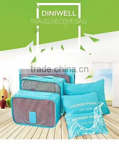 Packing Cubes And Pouches - The Most Light and Handy Travel Cube Set - Set of 6 - Durable, Compact, Multifunctional, Lightweigh