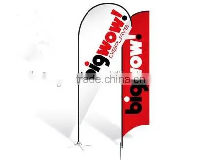 Custom beach flag, knitted beach flag, promotional custom beach flag