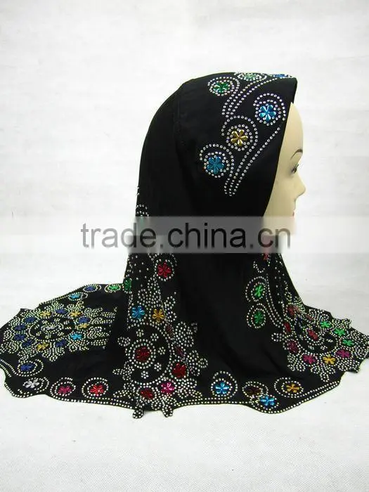 A525 polyester beautiful muslim hijab