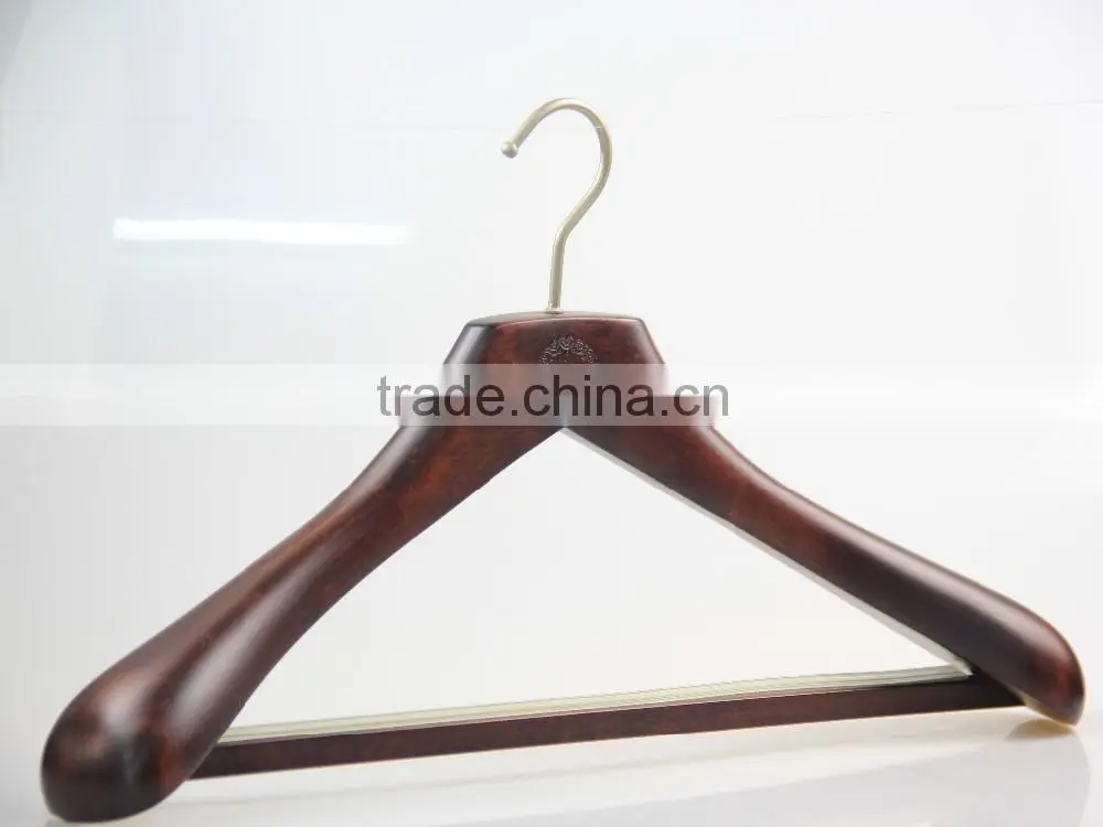 customize wooden top hanger coat hanger