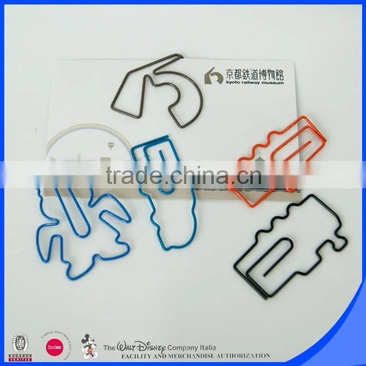 Different vehicle metal paper clip customized shape