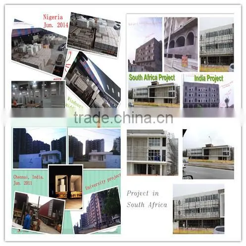 Made in china good quality PVC window glass and prices