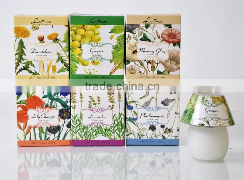 242g Decorative scented Glass candle jar